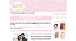 Desktop Screenshot of creative-theme-wedding-ideas.com